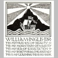 Proof for a bookplate for William Inglis Jnr, pre-1929, RIBA, k.jpg